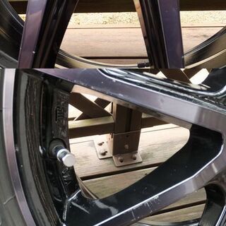 スタッドレス＋アルミ4本セット 225/65R17 2018年製グッドイヤー アイスナビSUV ホイール/A-TECHシュナイダーDR-01 カラー/ブラックポリッシュダークブルークリア CX-8に使用していました