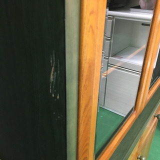 da0385　アンティーク調 食器棚　幅87㎝