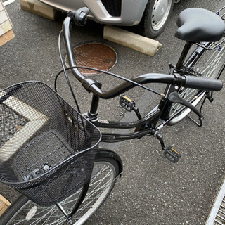 【ほぼ新品】黒ママチャリ！✌️✌️