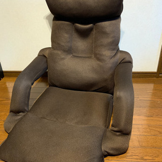 リクライニング　肘置き付き　座椅子