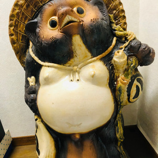 信楽焼 たぬき 置き物 縁起物