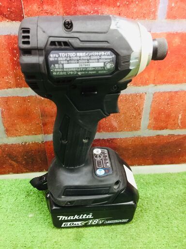 マキタ makita TD170D インパクトドライバー【リライズ野田愛宕店】【中古】管理番号：ITJFJEKAIBLW マキタ makita TD170D インパクトドライバー【リライズ野田愛宕店