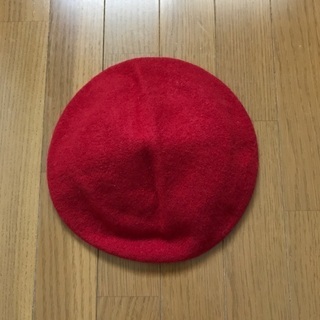 【ネット決済】赤色ベレー帽