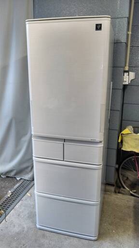 SHARP 冷蔵庫 SJ-P411D-H 6ドア 412L 2018年製 売ります。地域限定設置費込み！