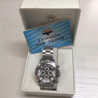 急ぎ 裏スケルトン Jハリソン 自動腕時計 箱 カード付き
