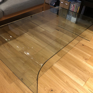 テーブル　1枚ガラス　センターテーブル