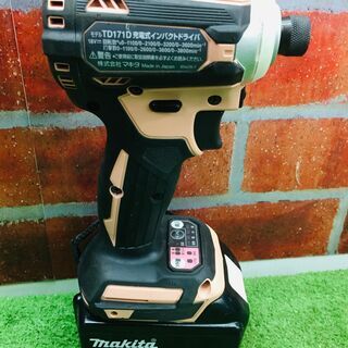 マキタ makita TD171DGX インパクトドライバー【リライズ野田愛宕店】【中古】管理番号：ITYX70JP2QFW