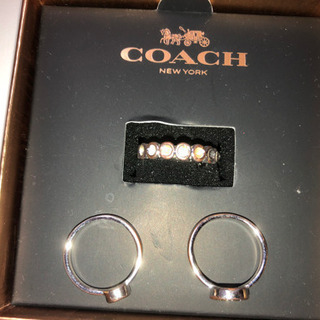 COACH 3連 指輪