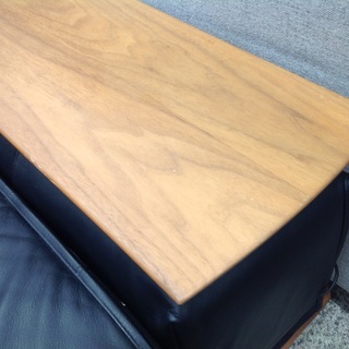 カリモク ウォールナット 本革 3人掛けソファー