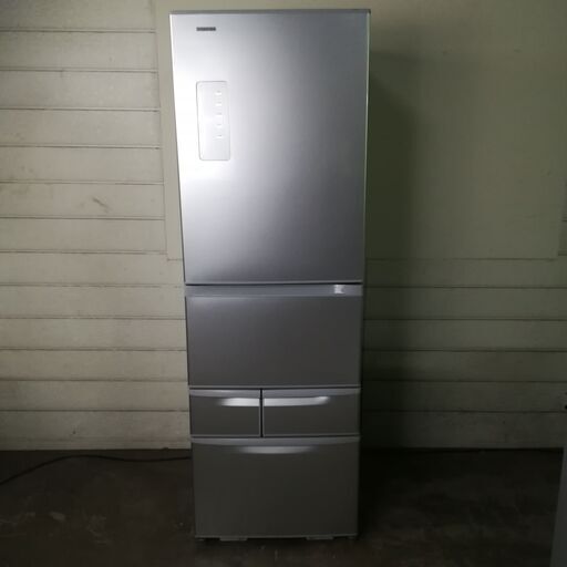 4/15 終 2016年製 TOSHIBA GR-J43G ノンフロン冷凍冷蔵庫 410L 5ドア 菊KK