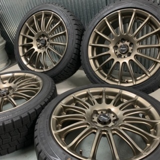 本物の深溝☆215/45R17 プリウス BRZ 86 17×7.5J ＋50 レアマイ