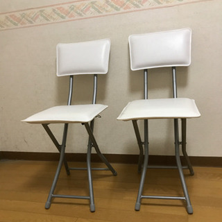 【取引者様決定】折りたたみ椅子　2脚セット