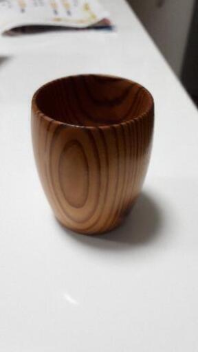 【売り尽くし！価格交渉可！】未使用品　屋久杉ぐい呑み2個セット