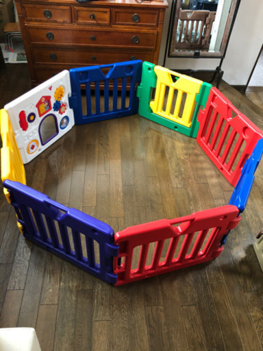 ベビーサークル　日本育児　8枚　美品