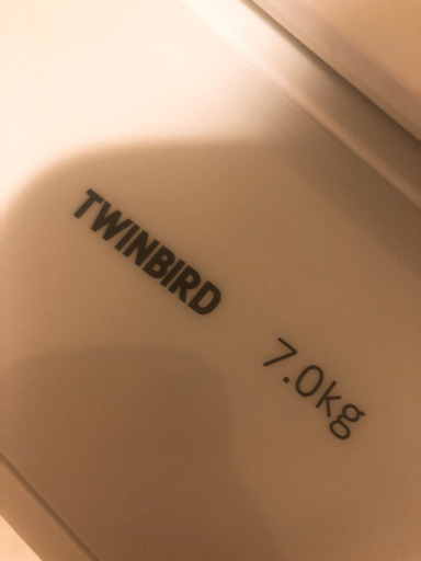 決まりました！　洗濯機　TWINBIRD