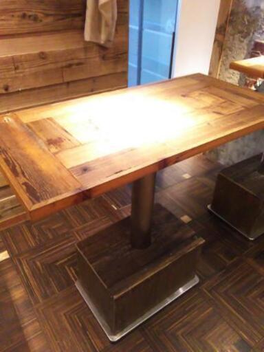 引取29日まで ハイテーブル 長い方 天板は古材 残り2個 東燻煙 新宿三丁目の家具の中古あげます 譲ります ジモティーで不用品の処分