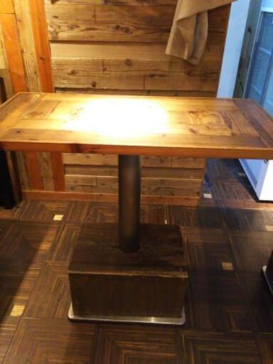 引取29日まで ハイテーブル 長い方 天板は古材 残り2個 東燻煙 新宿三丁目の家具の中古あげます 譲ります ジモティーで不用品の処分