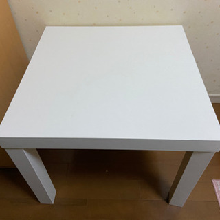 【ネット決済】IKEA白テーブル【0円】！！！！もうすぐ処分します！！