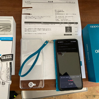 近日中取下】フリーSiM OPPO reno 3A ケース ガラス予備付き