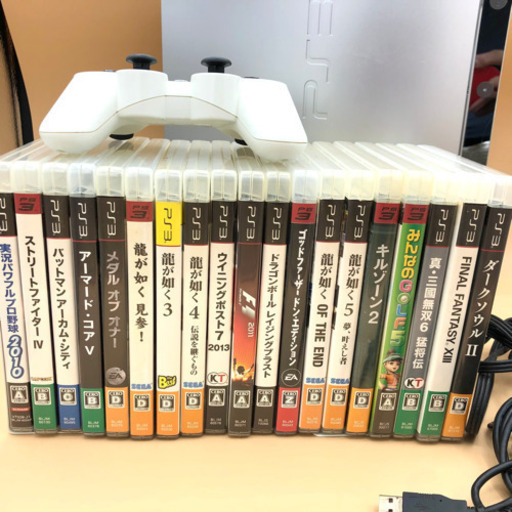 【ありがとうございました❗】【動作確認済】PS3 本体 2500GB ソフト19本セット ありがとうございました❗】【動作確認済】PS3 本体 2500GB ソフト19本