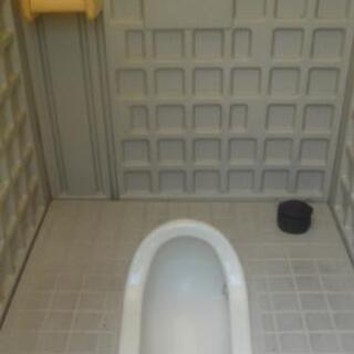 仮設トイレ　和式　汲み取り式