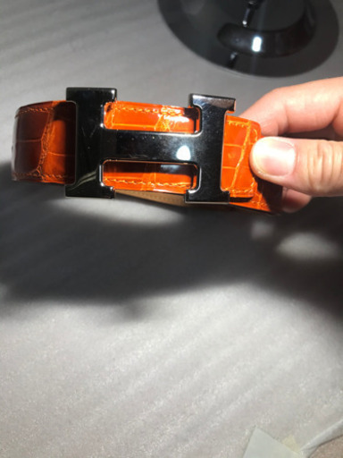 エルメス　HERMES クロコベルト　ポロサス