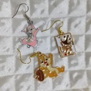 ディズニー チップ デール ピアス イヤリング アクセサリー