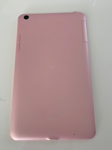 au タブレット　Qua tab ピンク