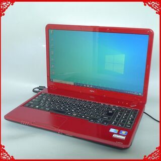 送料無料 希少品 HDD500GB ノートパソコン 良品 15.6型 NEC LS350BS1KR 