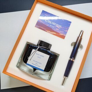 『PILOT販売員店限定キャップレス -wish-2020』瓶インク付き万年筆