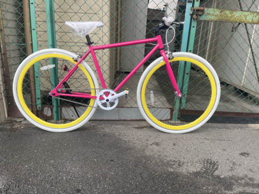 【大大大特価新品自転車、在庫1台限り】700C ピスト自転車