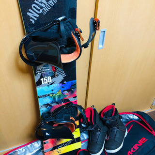 サロモン SALOMON 美品☆板•靴•ビンディング•ケース•他フルセット！