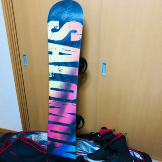 サロモン SALOMON 美品☆板•靴•ビンディング•ケース•他フルセット！