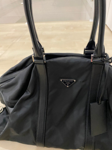 値下げ）PRADA ボストン（orショルダー）バック　TESSUTO＋SAFFI