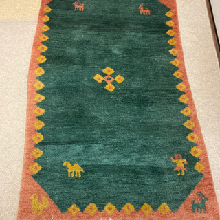 インド製ギャッベ絨毯　153✖️95