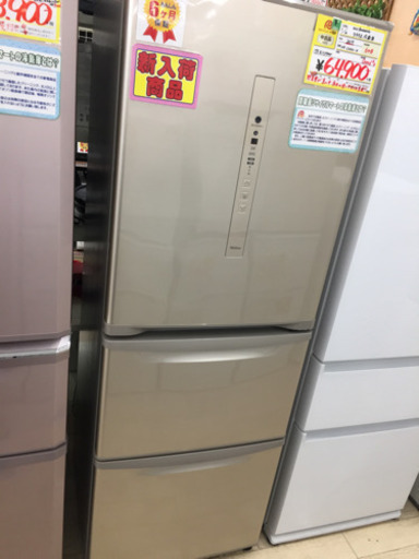 1/25  定価¥124,000  高年式 2019年  Panasonic  355L冷蔵庫  NR-C340-N  野菜室が真ん中 使いやすい 臭いがありますが、状態は綺麗です