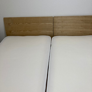 無印良品　シングルベッド2台
