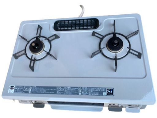 2017年製 リンナイガステーブル 都市ガス用 左強火 RT64JH-L(124k