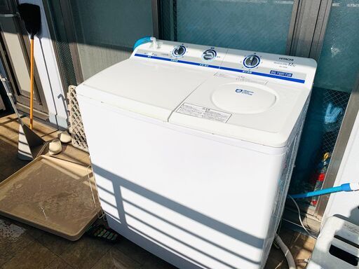 日立 青空12Kgのビッグサイズ 2槽式洗濯機 PS-120A 2019年式 www.pa