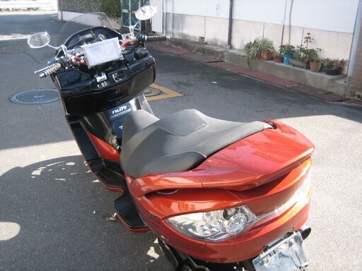 スカイウェイブ250 CJ44 前後エアーサス 超綺麗説明動画付き