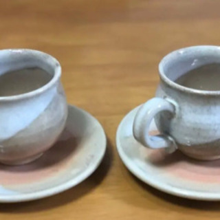【ネット決済】萩焼コーヒーカップ２個セット