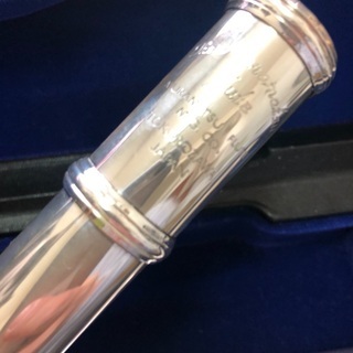 ムラマツフルート　頭部管・主管・足部管管体銀製　刻印あり