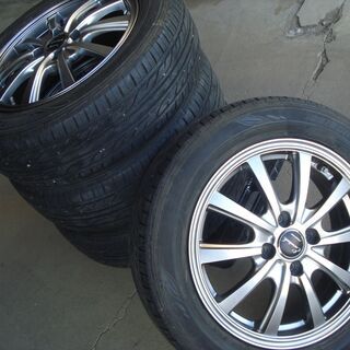 15インチ　コンパクト車用　185/60Ｒ15　アルミ　中古セット