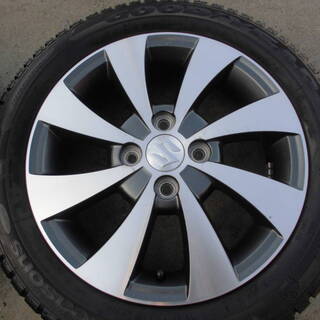 ワゴンＲ純正　１５インチ　タイヤサイズハスラー用オールシーズンタイヤ付き