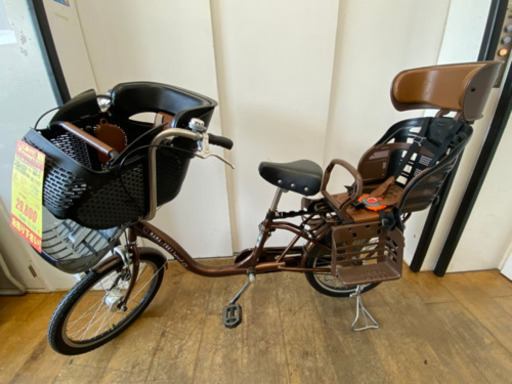 3人乗り子供乗せ自転車★防犯登録料込★近隣配送可能
