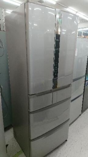 【クリーニング＆動作確認済】日立475L6ドア冷凍冷蔵庫「R-F480E（T）」（2014年製）