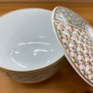 【愛品館江戸川店】深川製磁 梅菊地紋吸出揃え 5客セット 未使用品 ID103-017409-007 愛品館江戸川店】深川製磁 梅菊地紋吸出揃え 5客セット