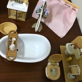 シルバニアファミリー 洗面家具 陶器レア 禍々しい