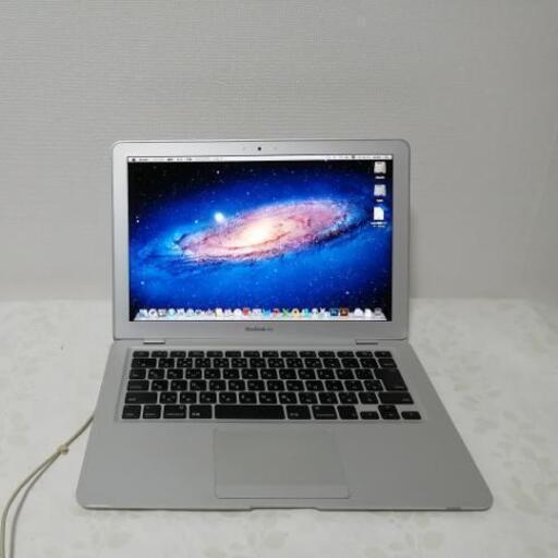 【M5739】★極 良好★ サポート充実! 初心者OK! アップル Apple MacBook Air Core 1.6Hz 13.3 2GB 60GB 無線 Office2011 photoshop ノート パソコン