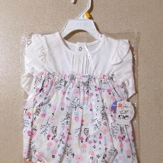 新品 ベビザらス 長袖ロンパース 70cm ワンピース 一体型 女の子 お花 ひまわり 滝谷のベビー用品 ベビー服 の中古あげます 譲ります ジモティーで不用品の処分